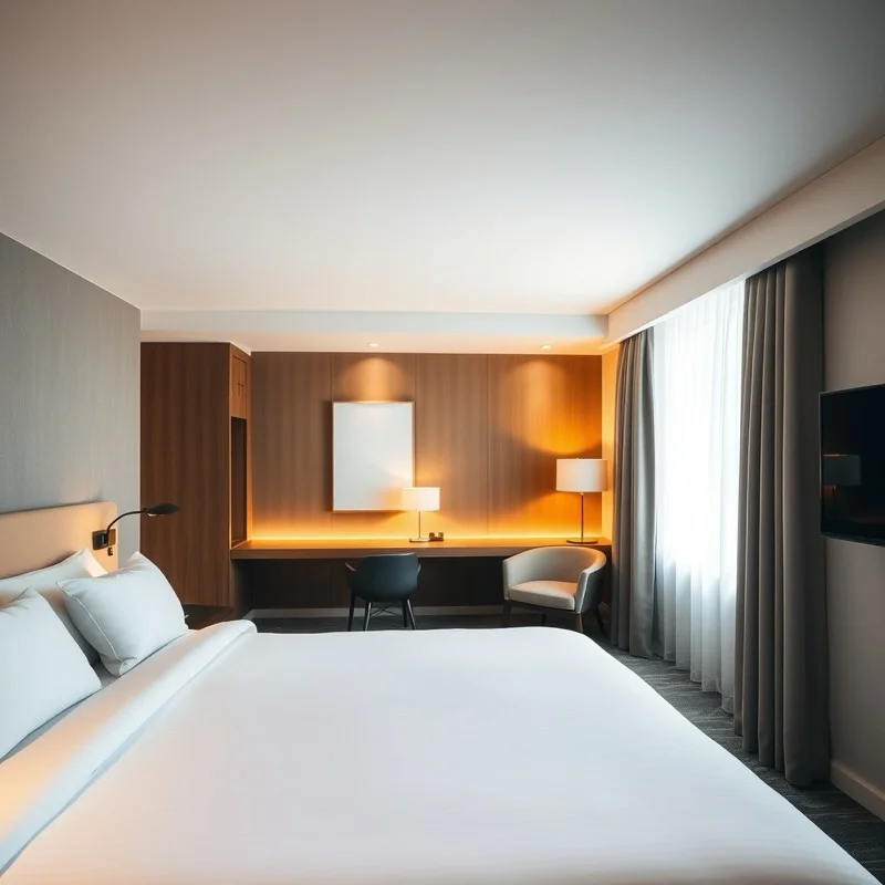 Hotel room interior