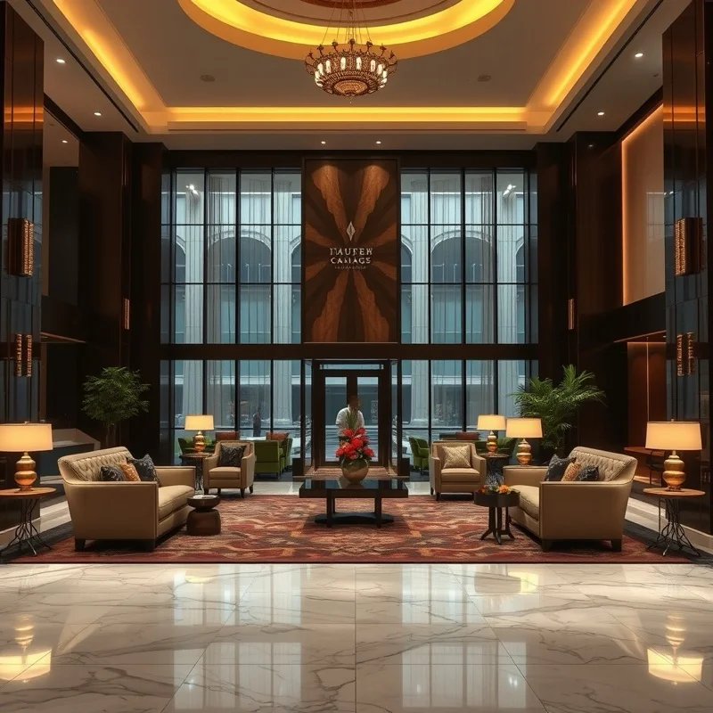 Hotel lobby